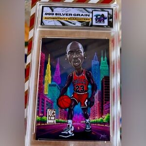 Michael Jordan 1 Gram Fine Silver “Fan Art” Card.